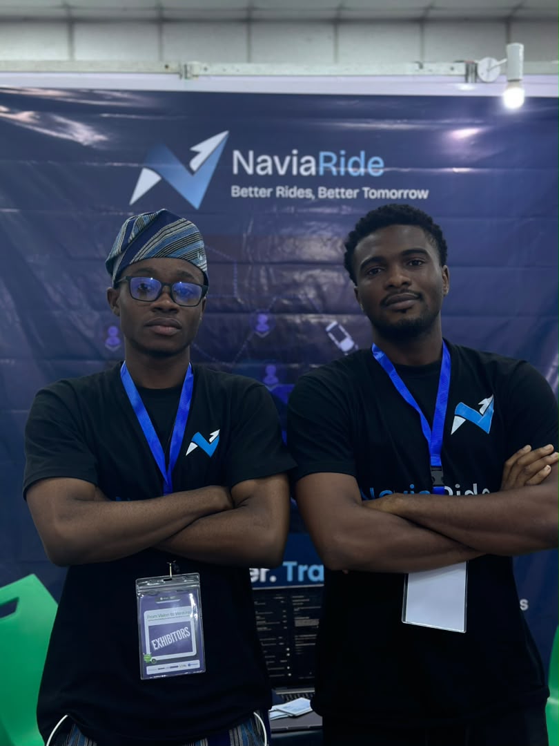 NaviaRide at the NiTHub Innovation Fair booth